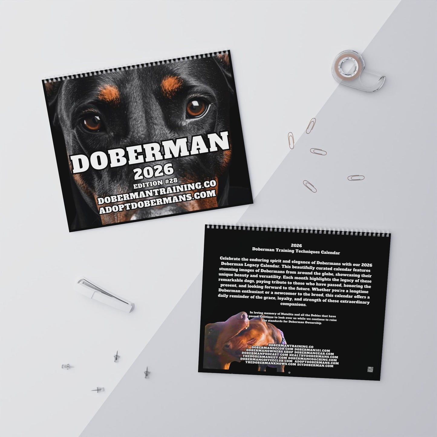Edition 28 2026 Doberman Calendars