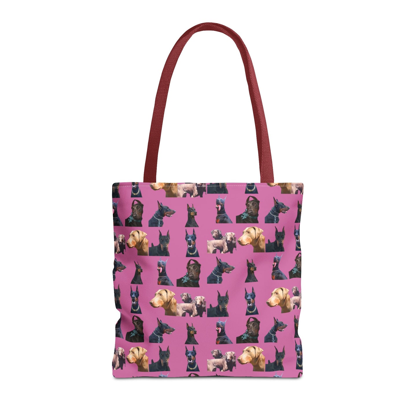 Edition 8 Doberman Model Pattern Light Pink Tote Bag