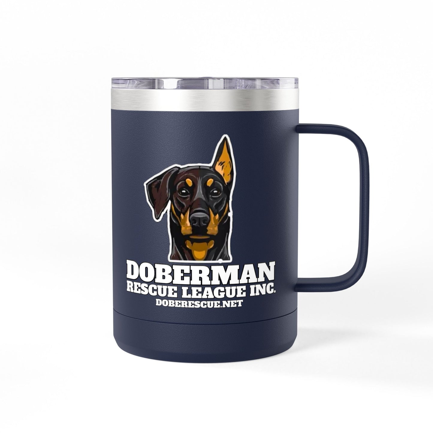 Doberman Rescue League 15oz Insulated Coffee Tumbler