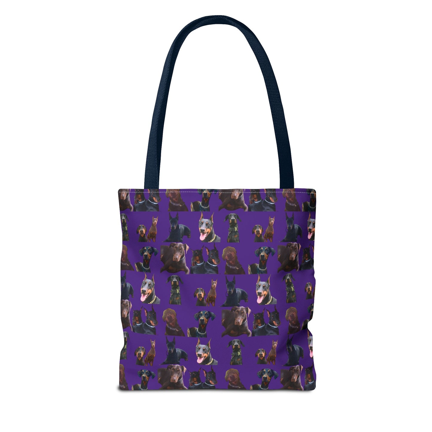 Edition 5 Doberman Model Pattern Purple Tote Bag