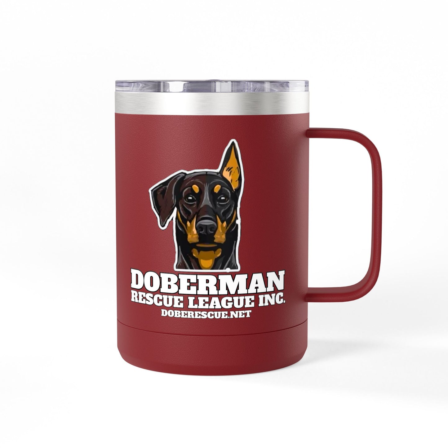 Doberman Rescue League 15oz Insulated Coffee Tumbler