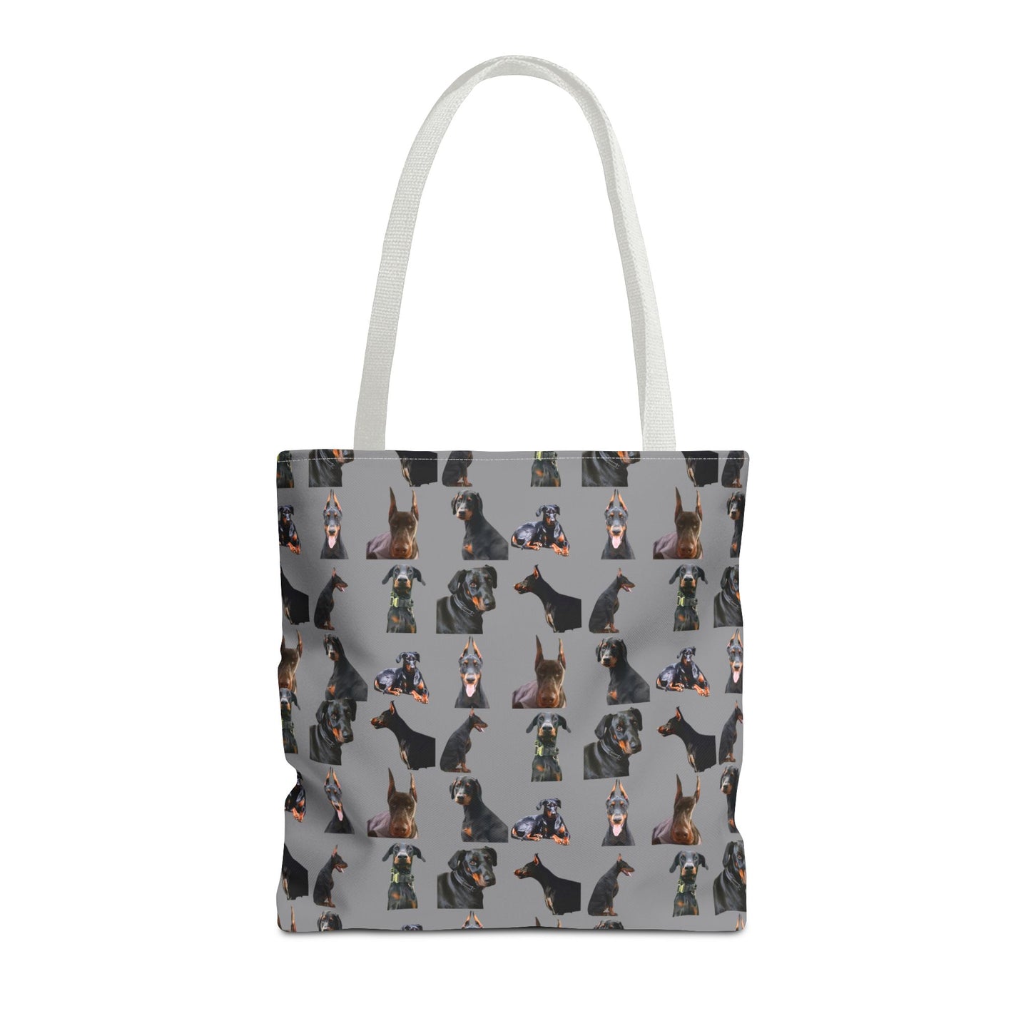 Edition 6 Doberman Model Pattern Gray Tote Bag