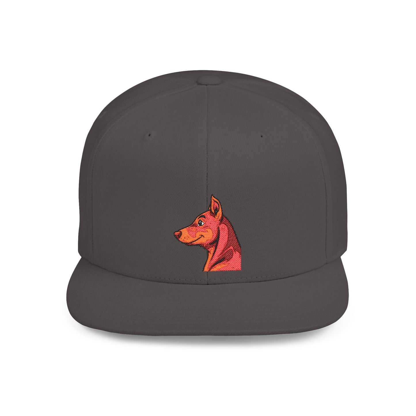 Custom Embroidered Flat Bill Snapback