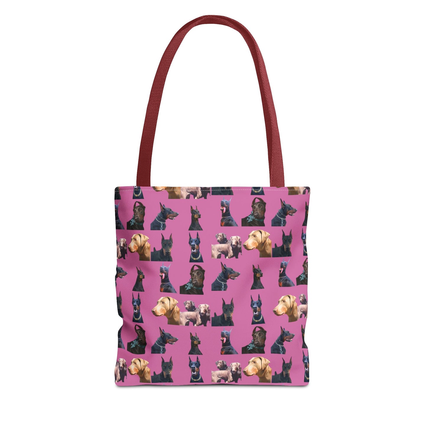 Edition 8 Doberman Model Pattern Light Pink Tote Bag