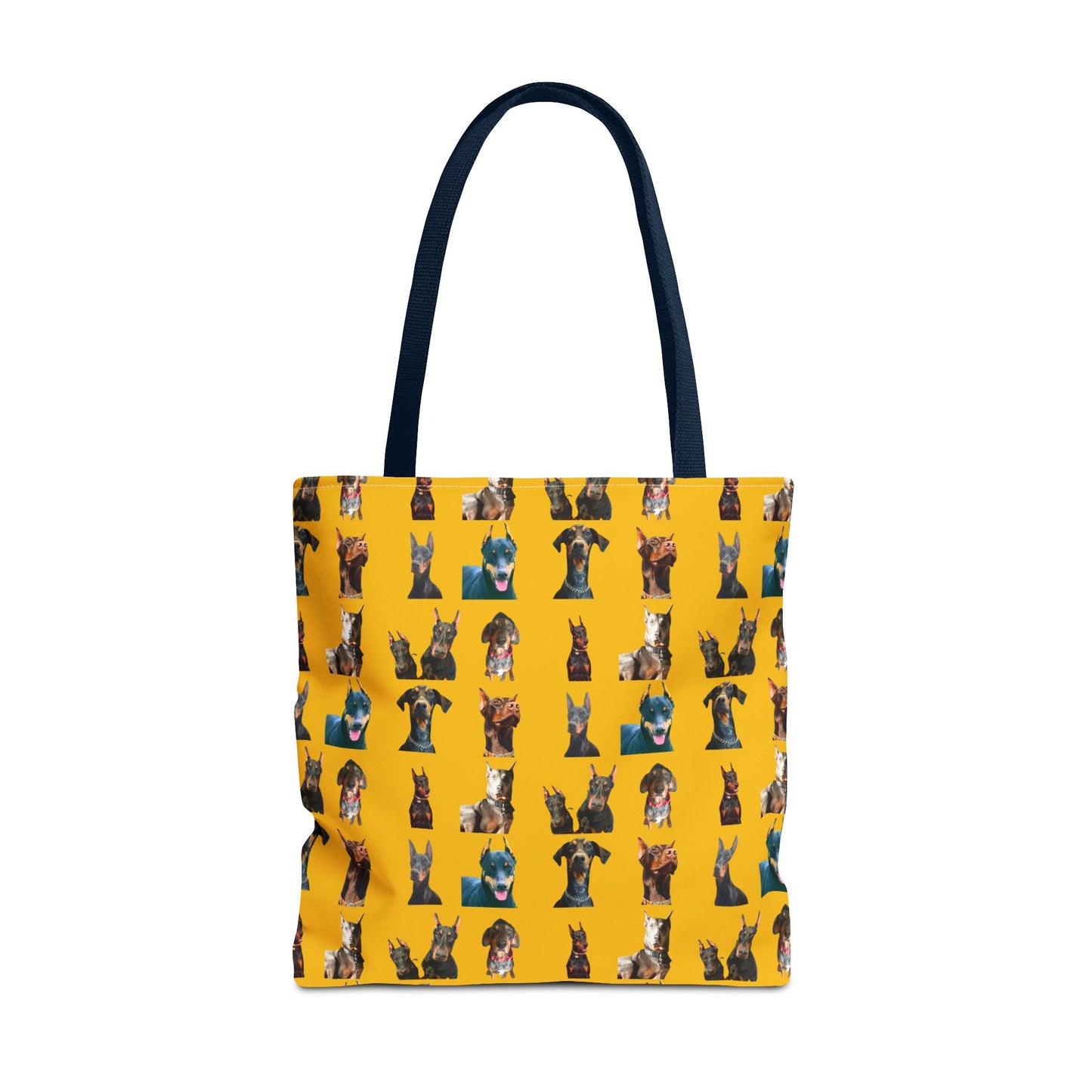 Edition 4 Doberman Model Pattern Yellow Tote Bag
