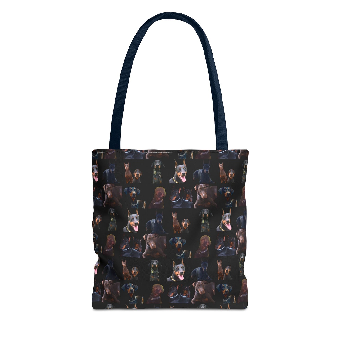 Edition 5 Doberman Model Pattern Black Tote Bag