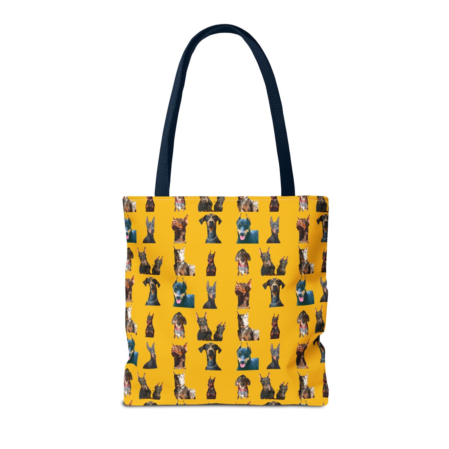 Edition 4 Doberman Model Pattern Yellow Tote Bag