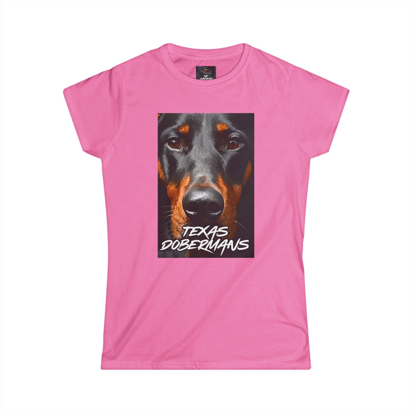 Doberman Texas 1 Women's Softstyle Tee