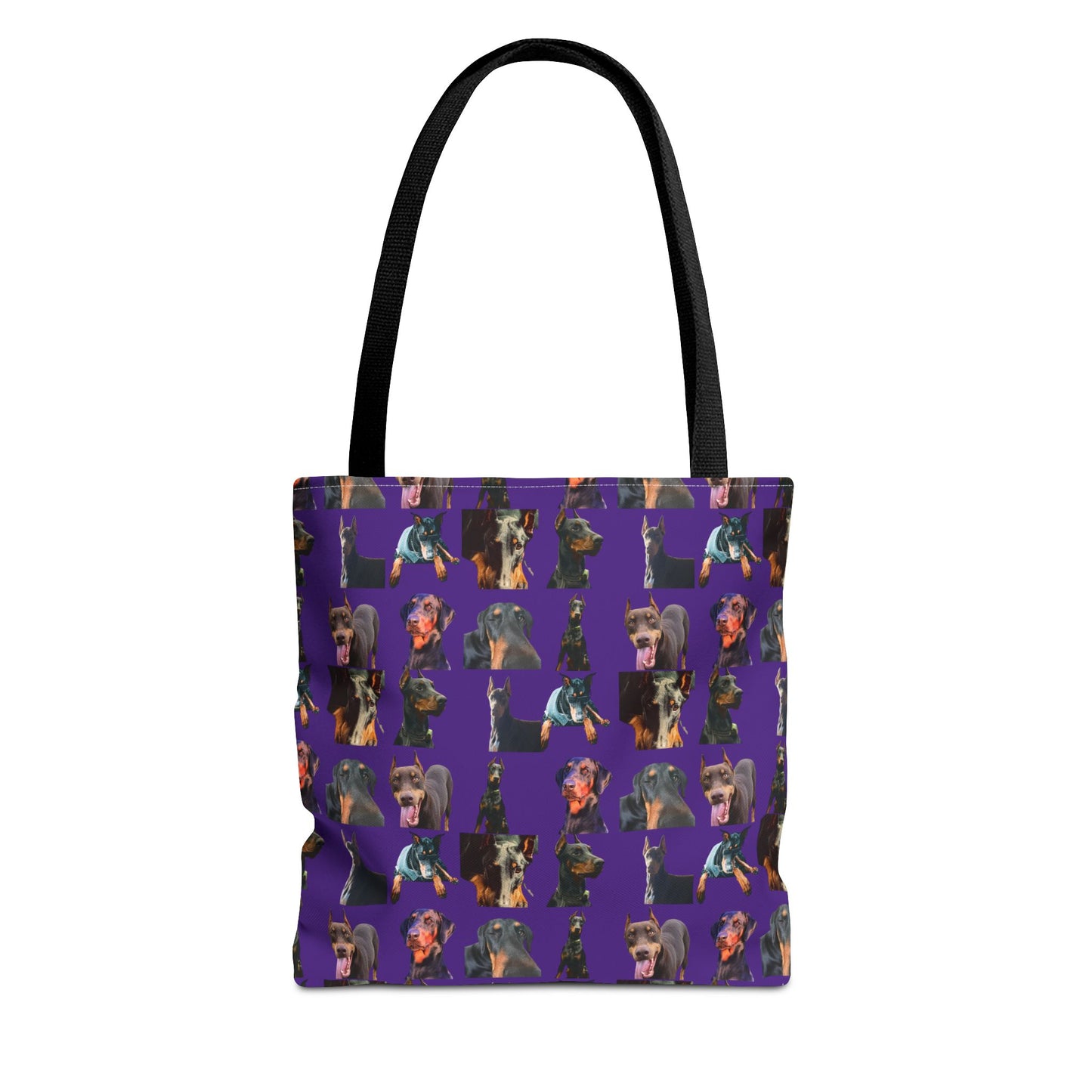 Edition 3 Doberman Model Pattern Purple Tote Bag