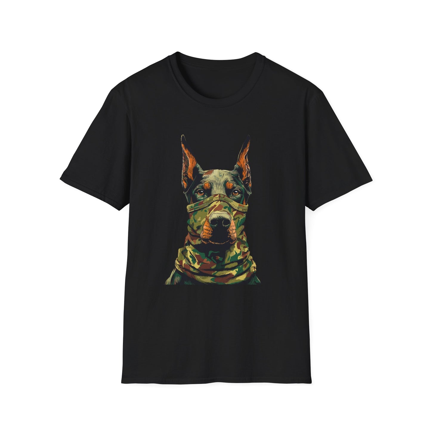 Doberman 4 Portrait T‑Shirt