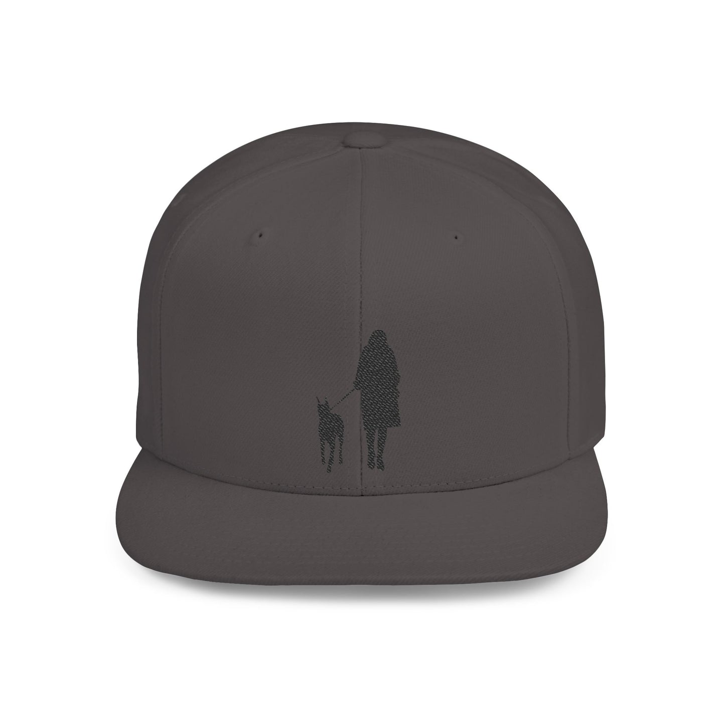 Queen 1 Embroidered Flat Bill Snapback