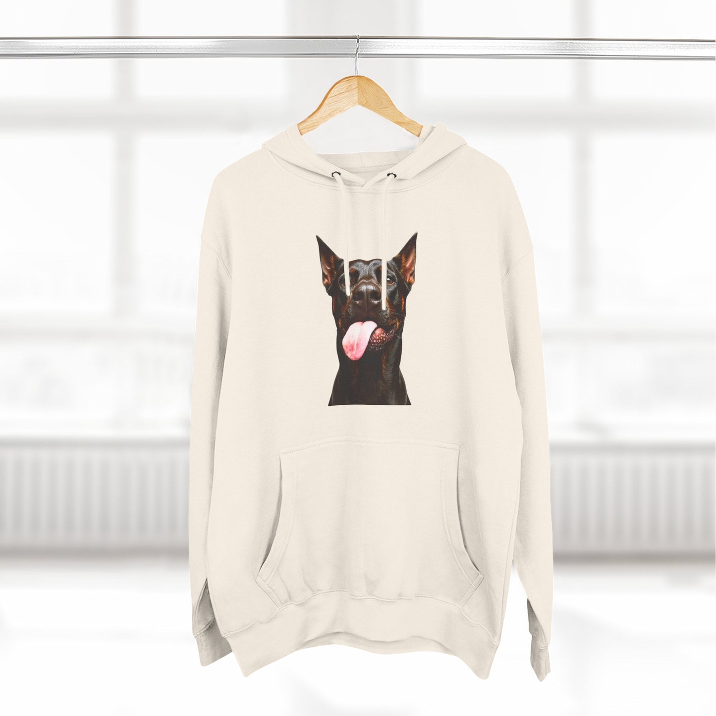 Tongue 1 Three-Panel Fleece Hoodie