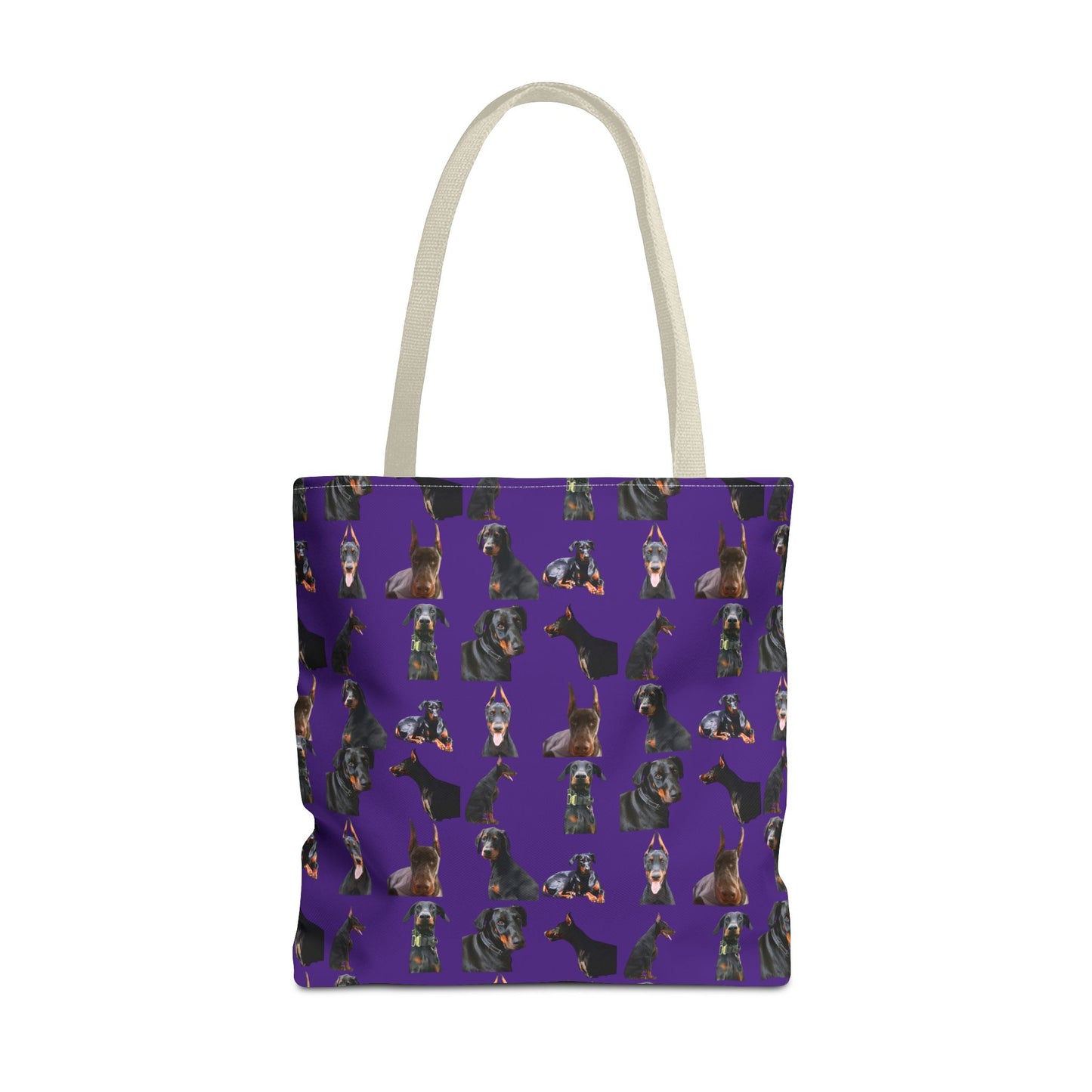 Edition 6 Doberman Model Pattern Purple Tote Bag