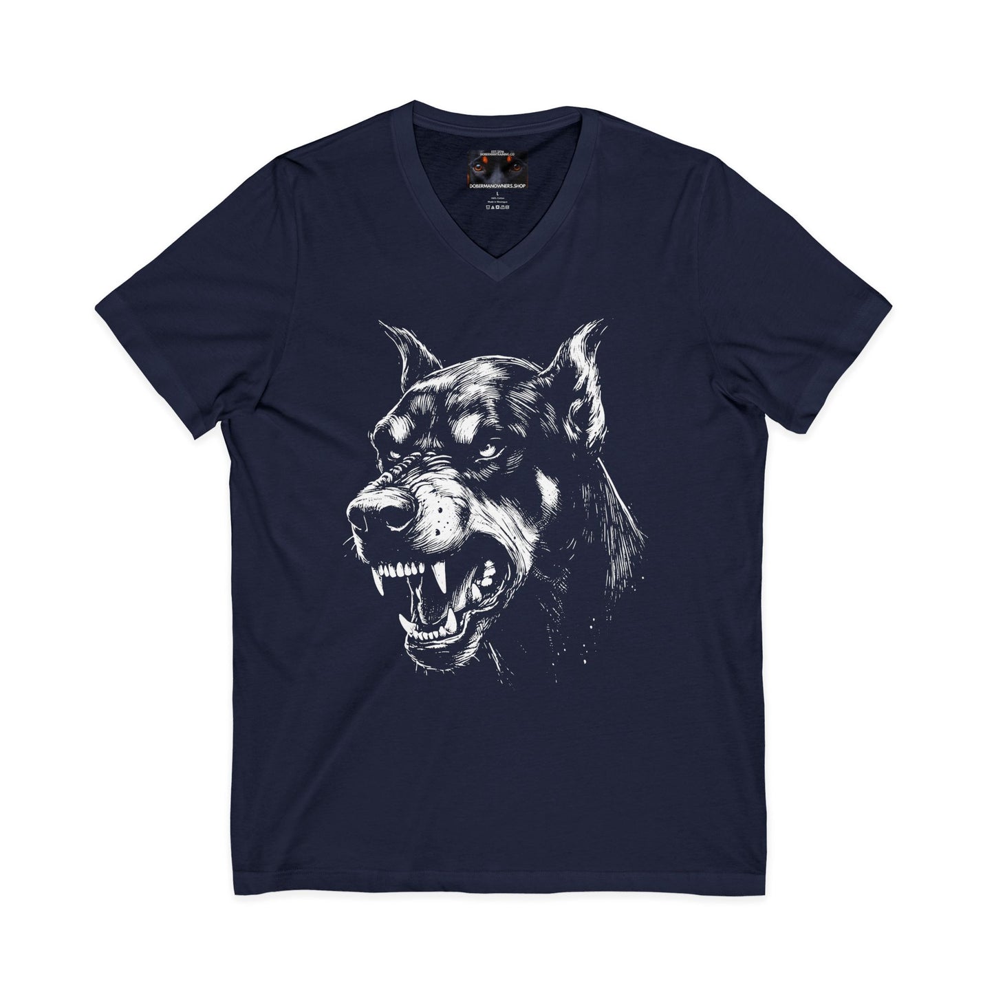 Protect 2 Private Label Unisex Jersey Short Sleeve V-Neck Tee