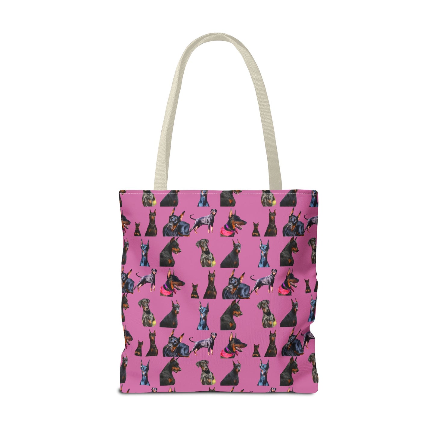 Edition 7 Doberman Model Pattern Light Pink Tote Bag