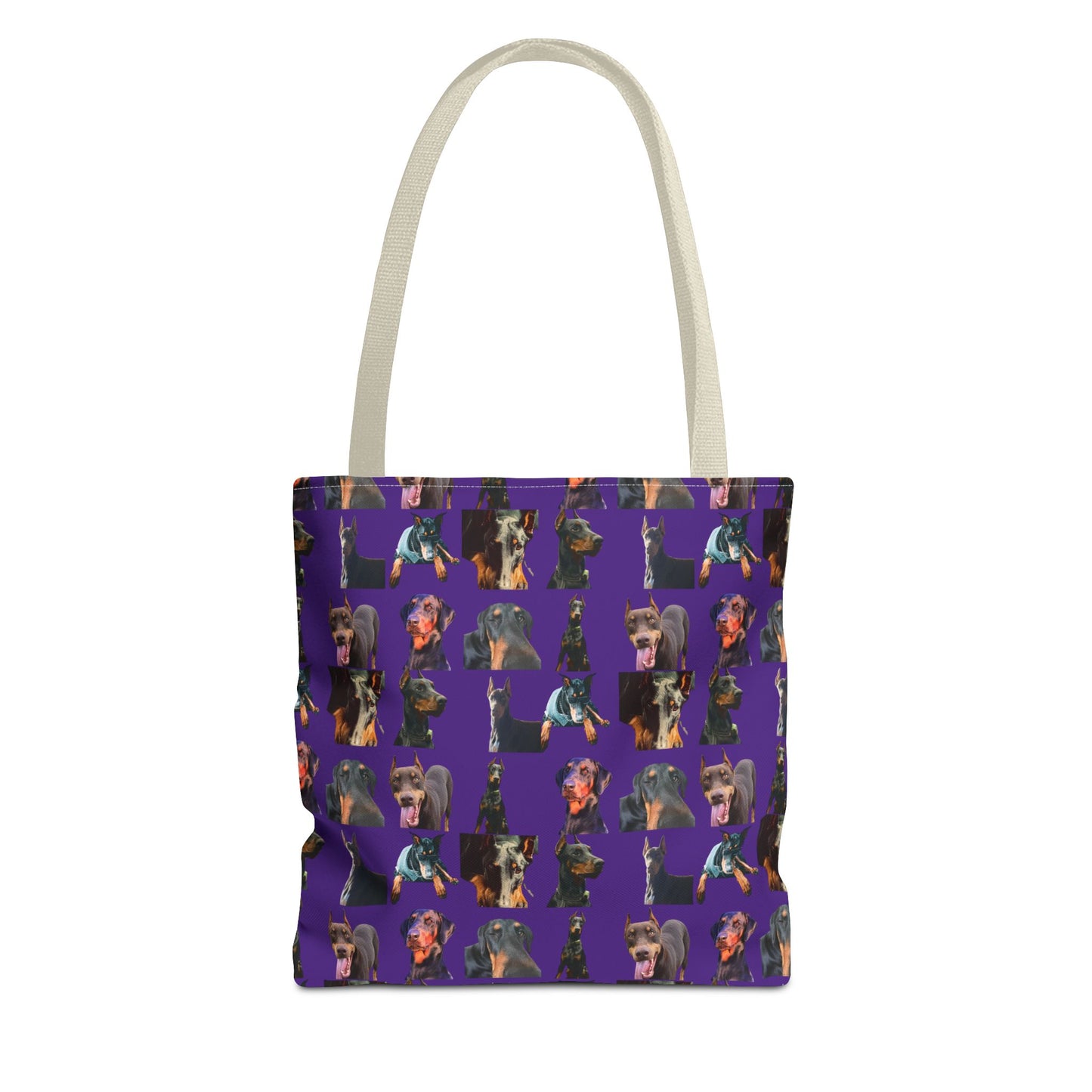 Edition 3 Doberman Model Pattern Purple Tote Bag