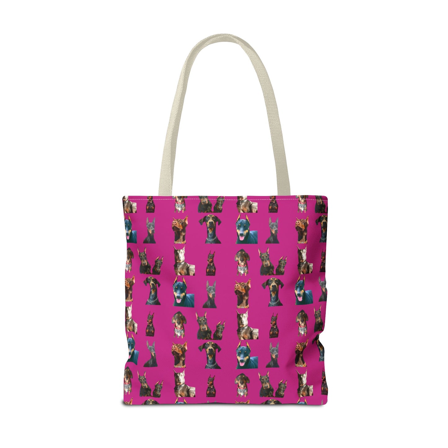 Edition 4 Doberman Model Pattern Pink Tote Bag