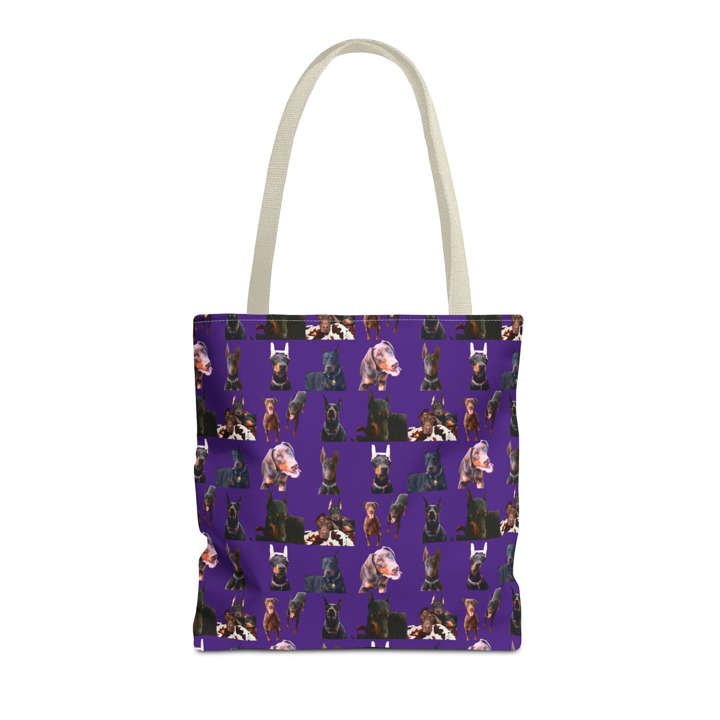 Edition 10 Doberman Model Pattern Purple Tote Bag