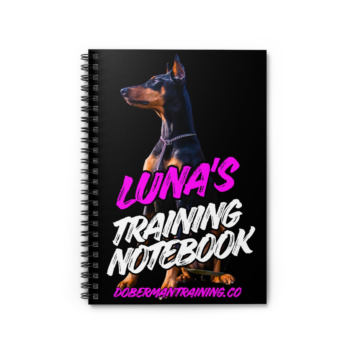 Training Notebook — Personalized Doberman Journal Training Notebook