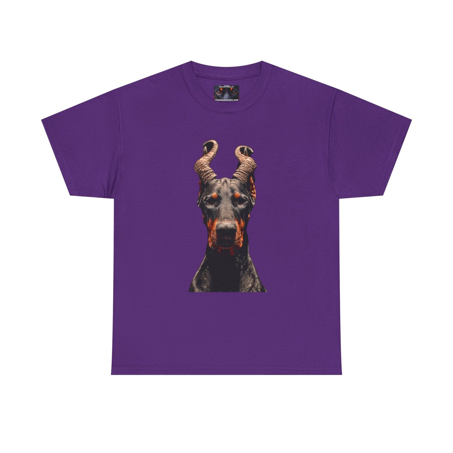 Doberman Goat 1Private Lable Unisex Heavy Cotton Tee