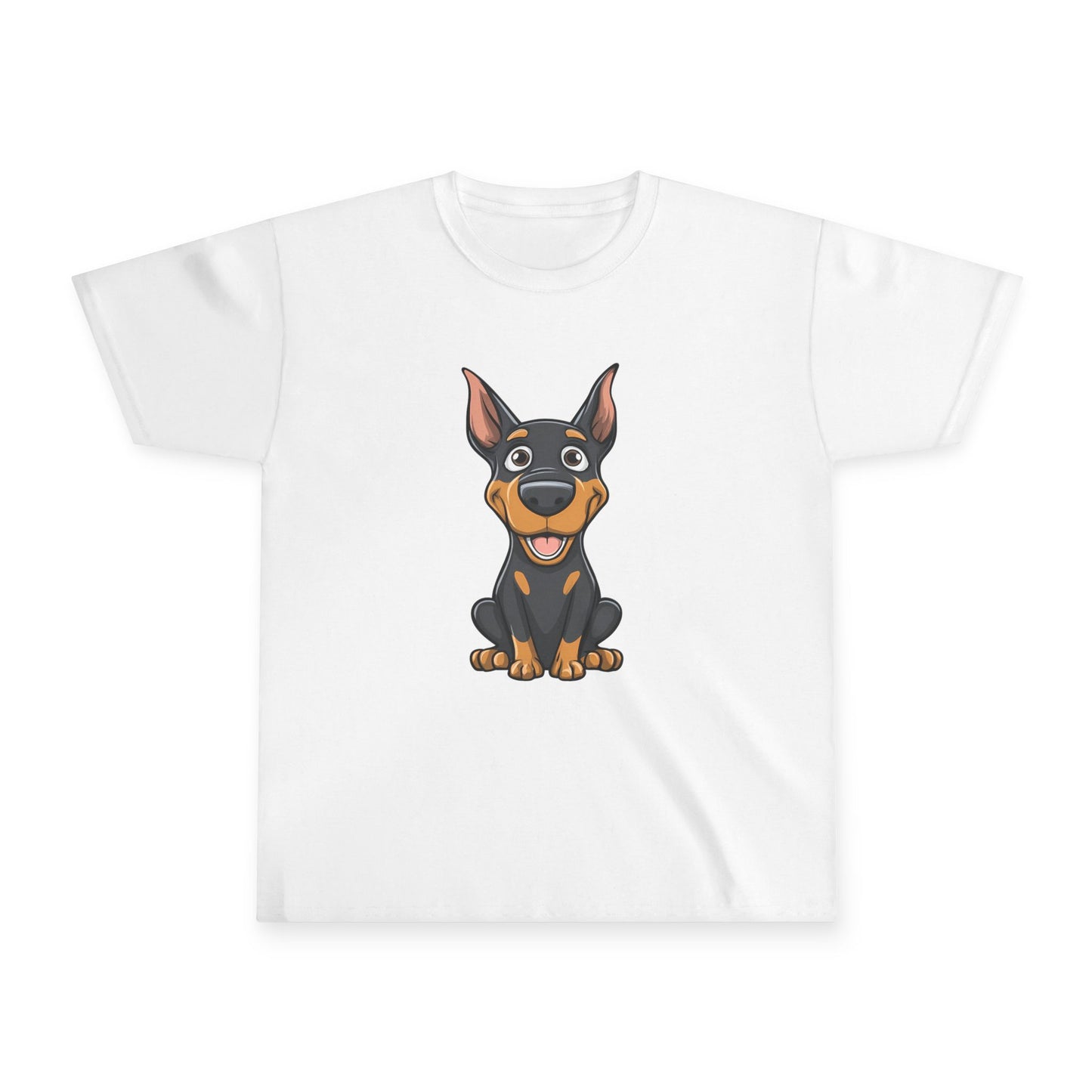 Kids Tee — Cute Doberman Puppy 1 Graphic