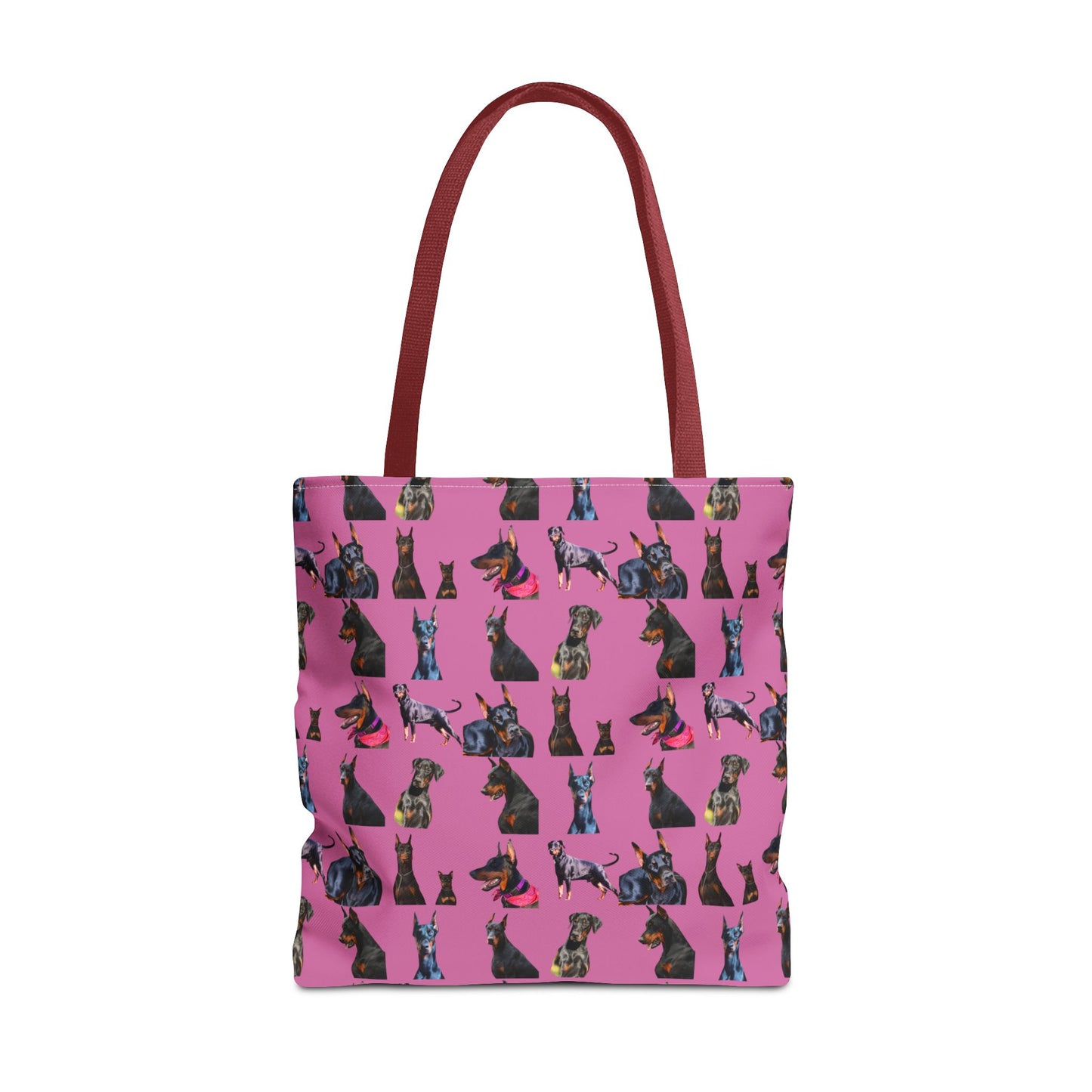 Edition 7 Doberman Model Pattern Light Pink Tote Bag