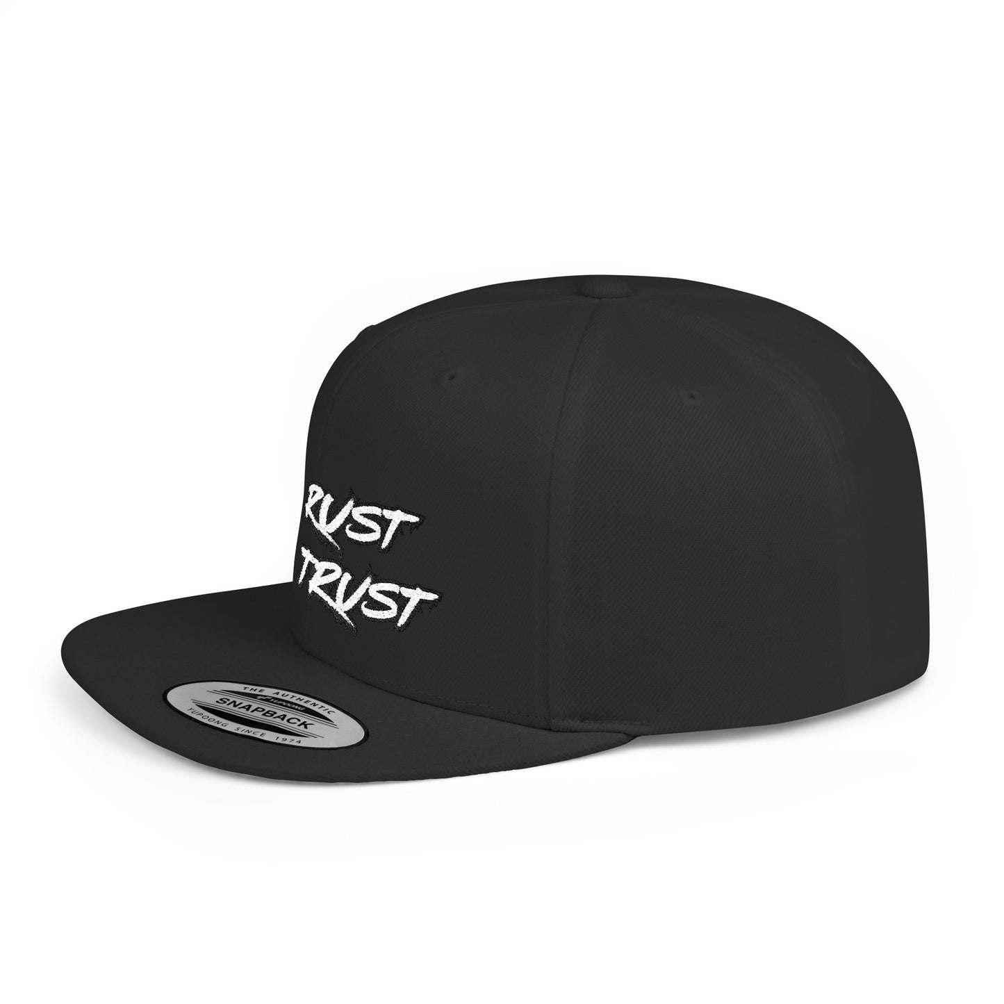 Rust 1 Embroidered Flat Bill Snapback