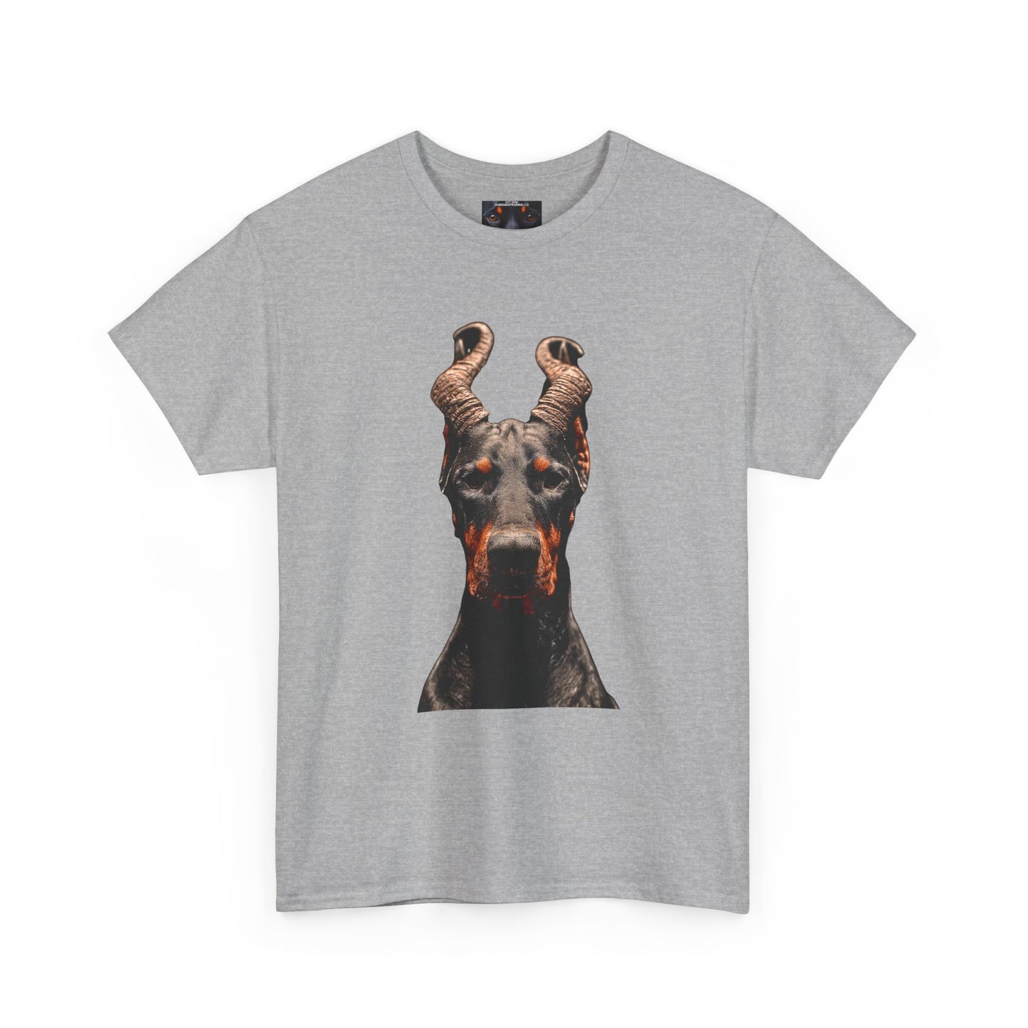 Doberman Goat 1Private Lable Unisex Heavy Cotton Tee