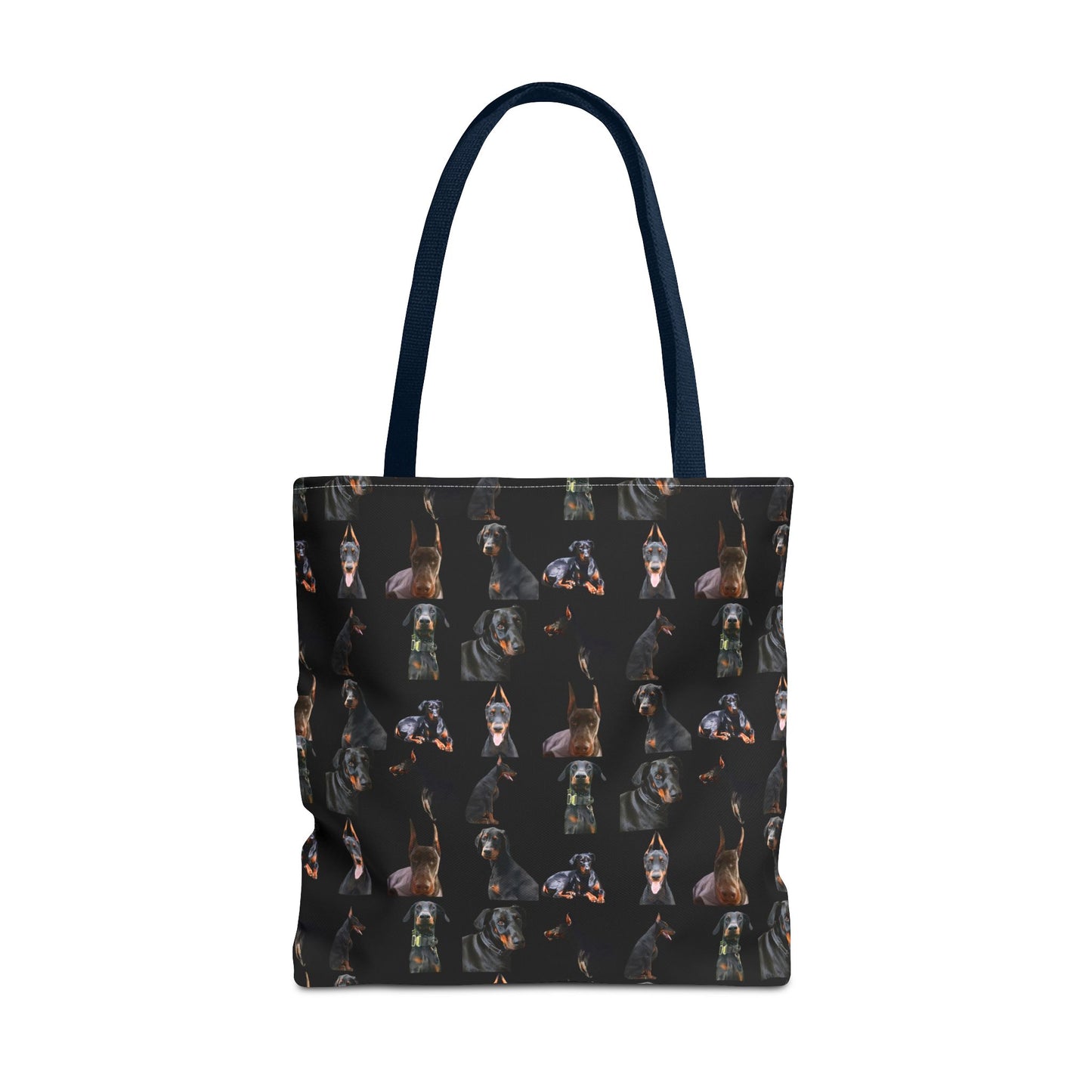 Edition 6 Doberman Model Pattern Black Tote Bag