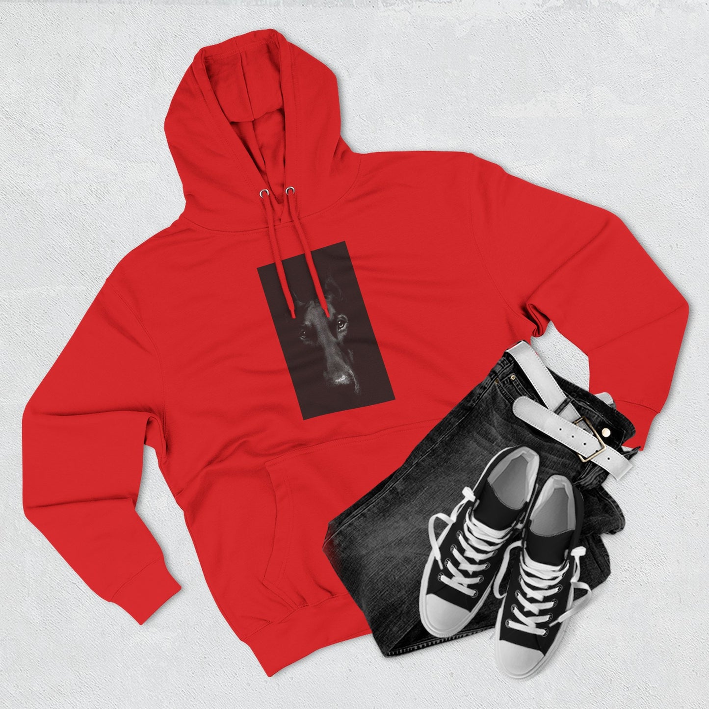 Eye see you Three-Panel Fleece Hoodie