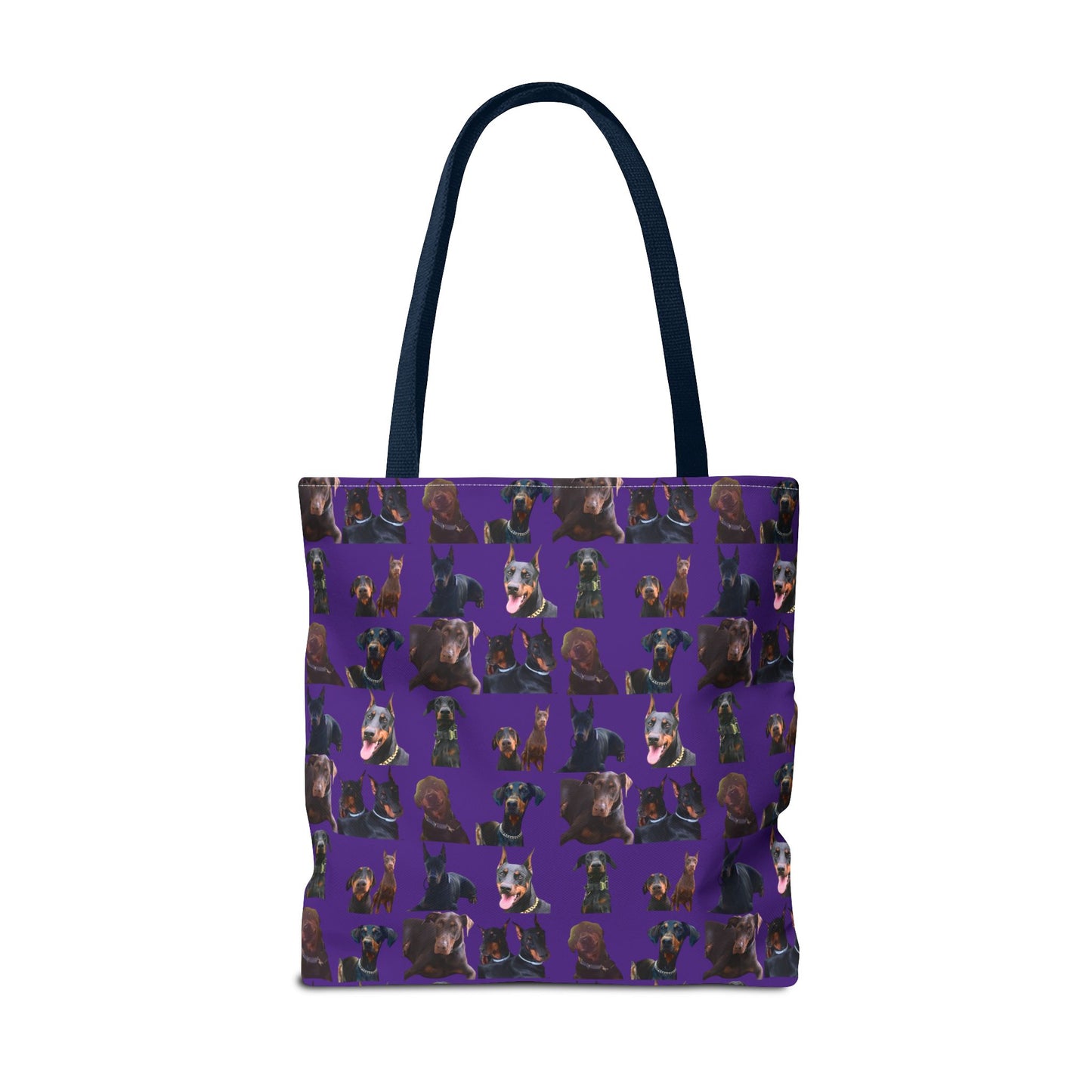 Edition 5 Doberman Model Pattern Purple Tote Bag