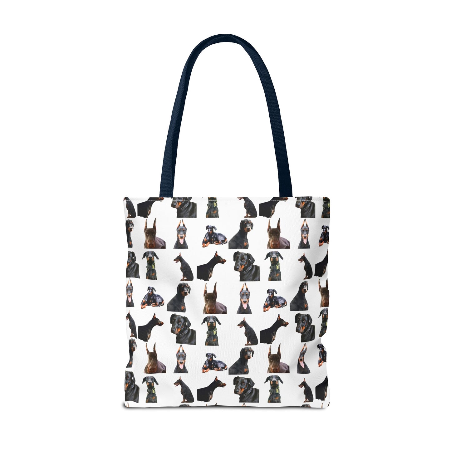 Edition 6 Doberman Model Pattern White Tote Bag