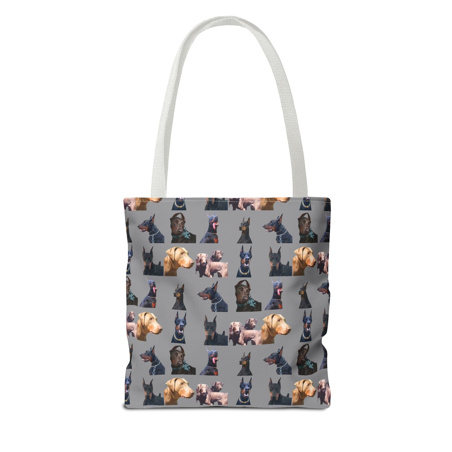 Edition 8 Doberman Model Pattern Gray Tote Bag