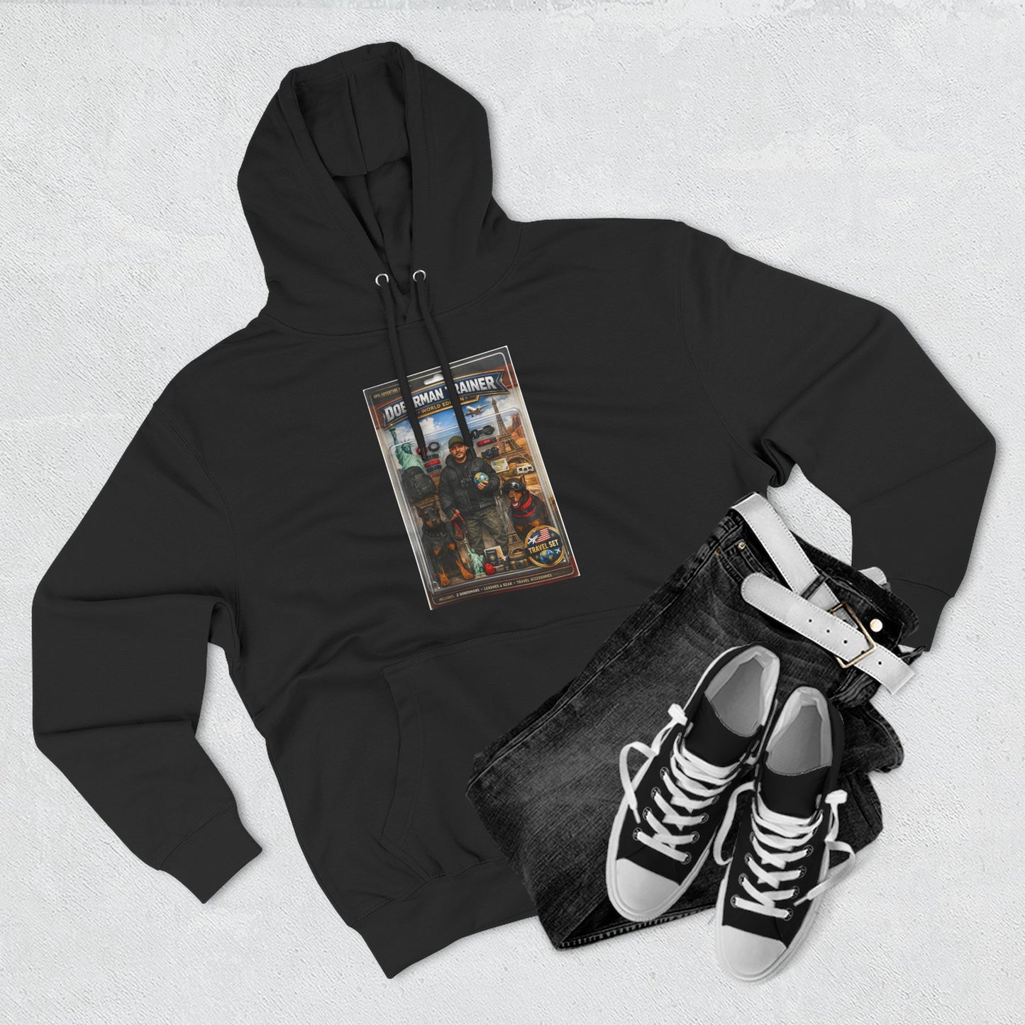 Custom Three-Panel Fleece Hoodie