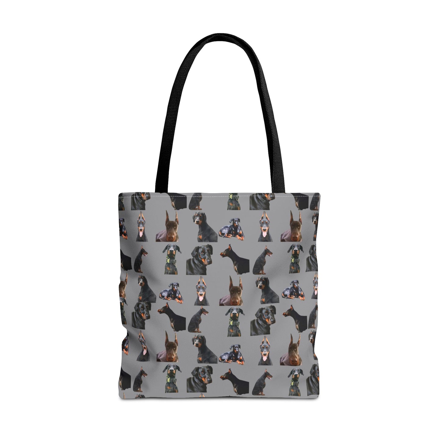 Edition 6 Doberman Model Pattern Gray Tote Bag