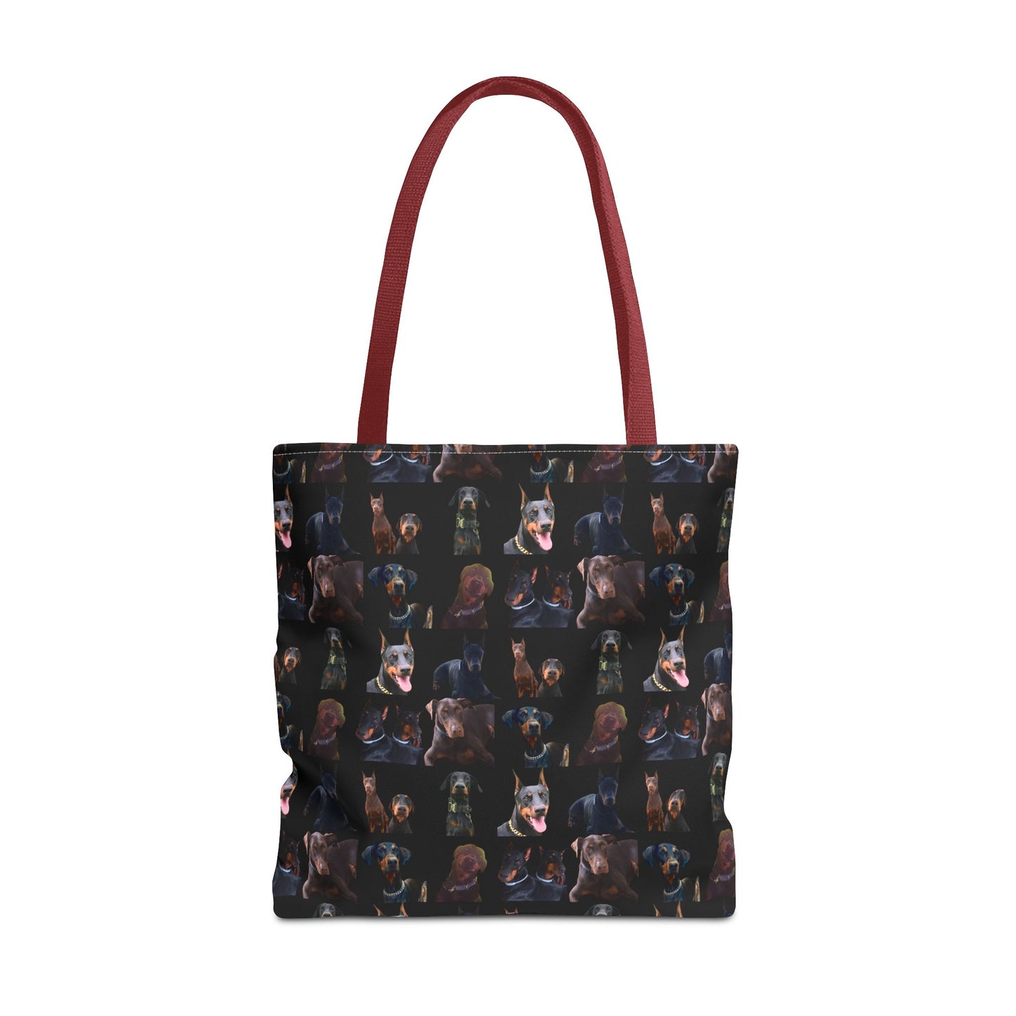 Edition 5 Doberman Model Pattern Black Tote Bag