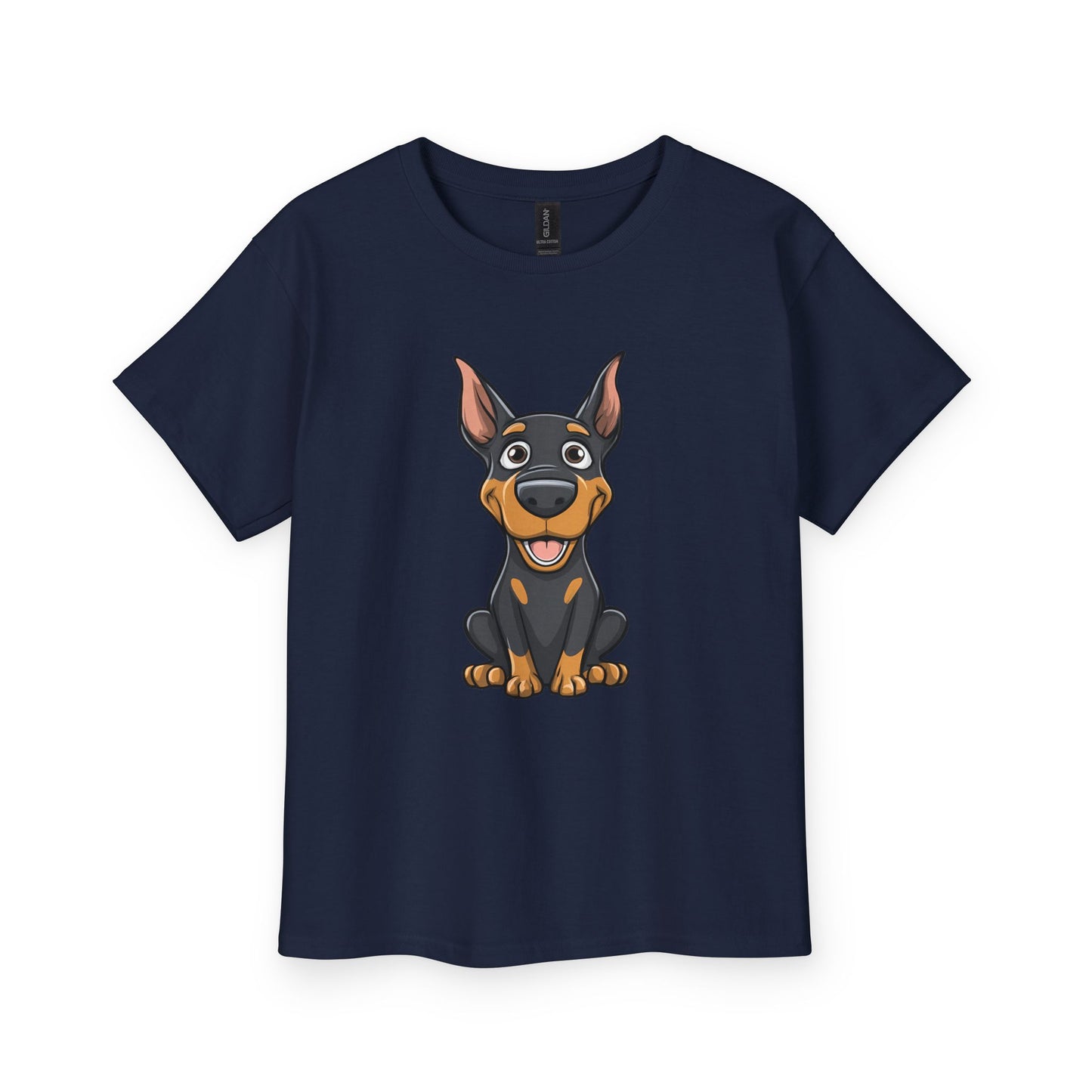Kids Tee — Cute Doberman Puppy 1 Graphic