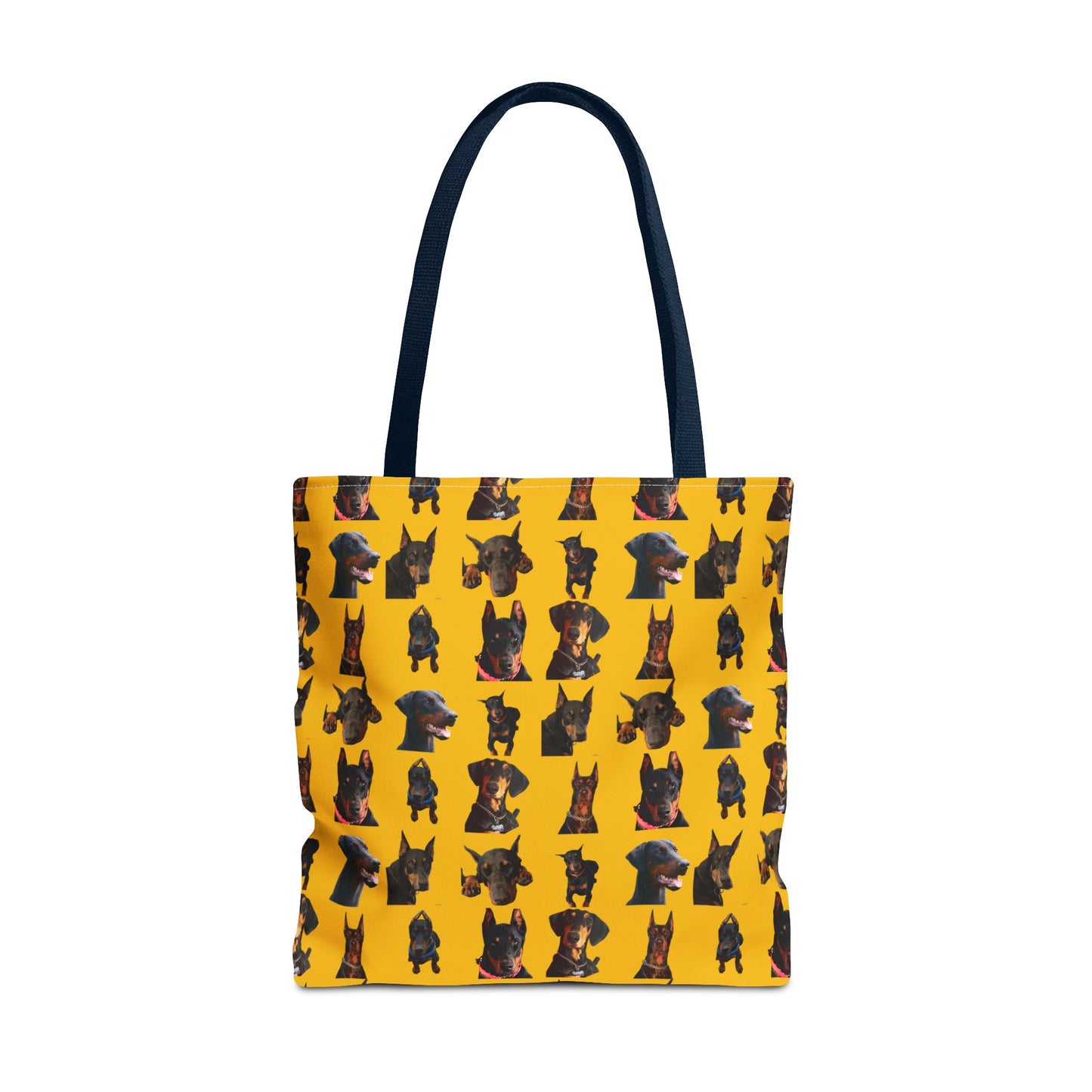 Edition 2 Doberman Model Pattern Yellow Tote Bag