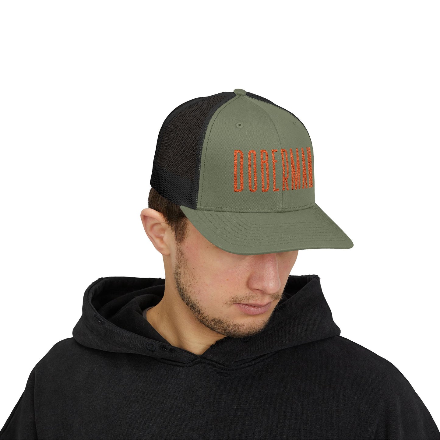 Doberman T5 Silhouette Snapback Trucker Cap