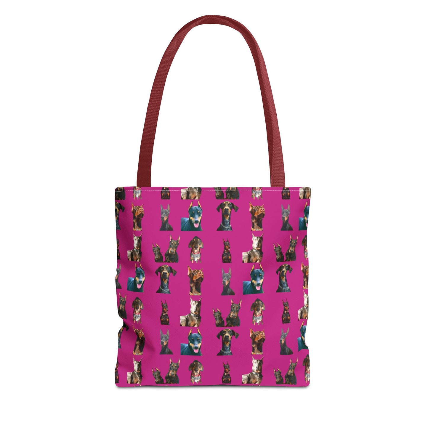 Edition 4 Doberman Model Pattern Pink Tote Bag