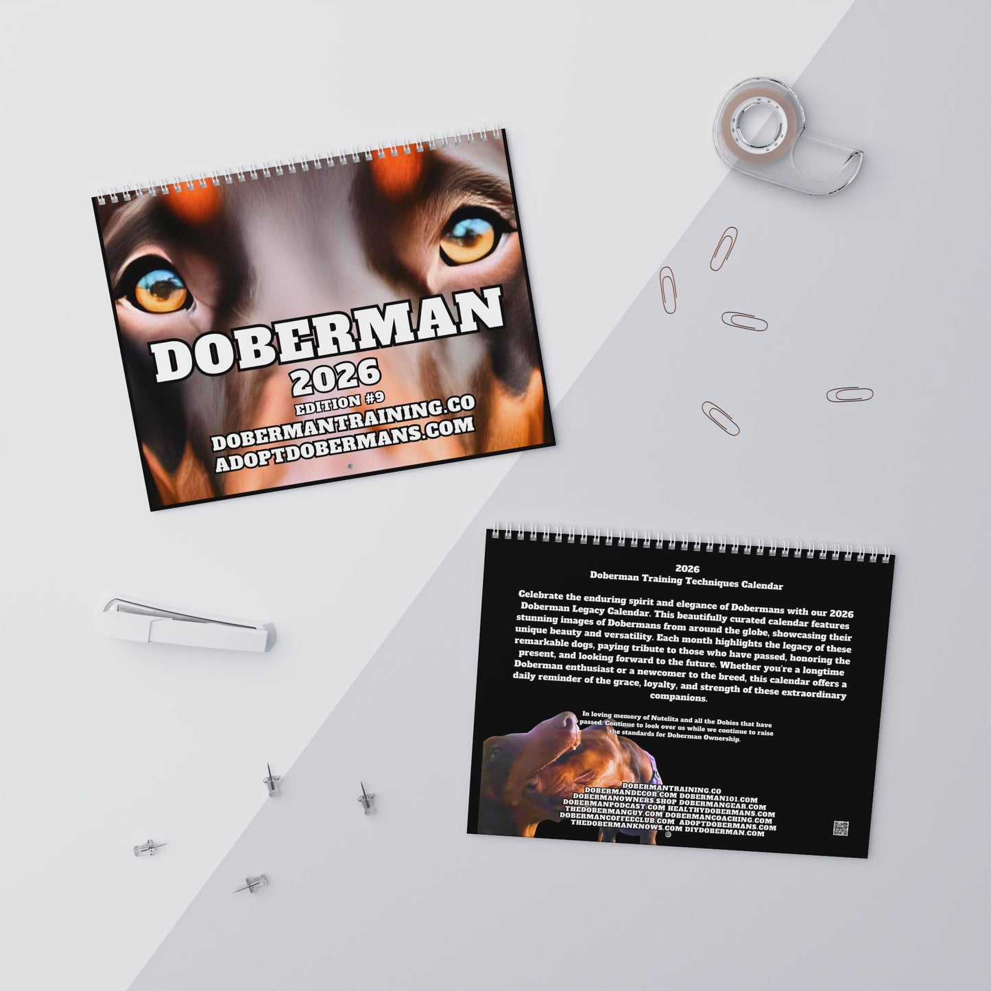 Edition 9 2026 Doberman Calendars