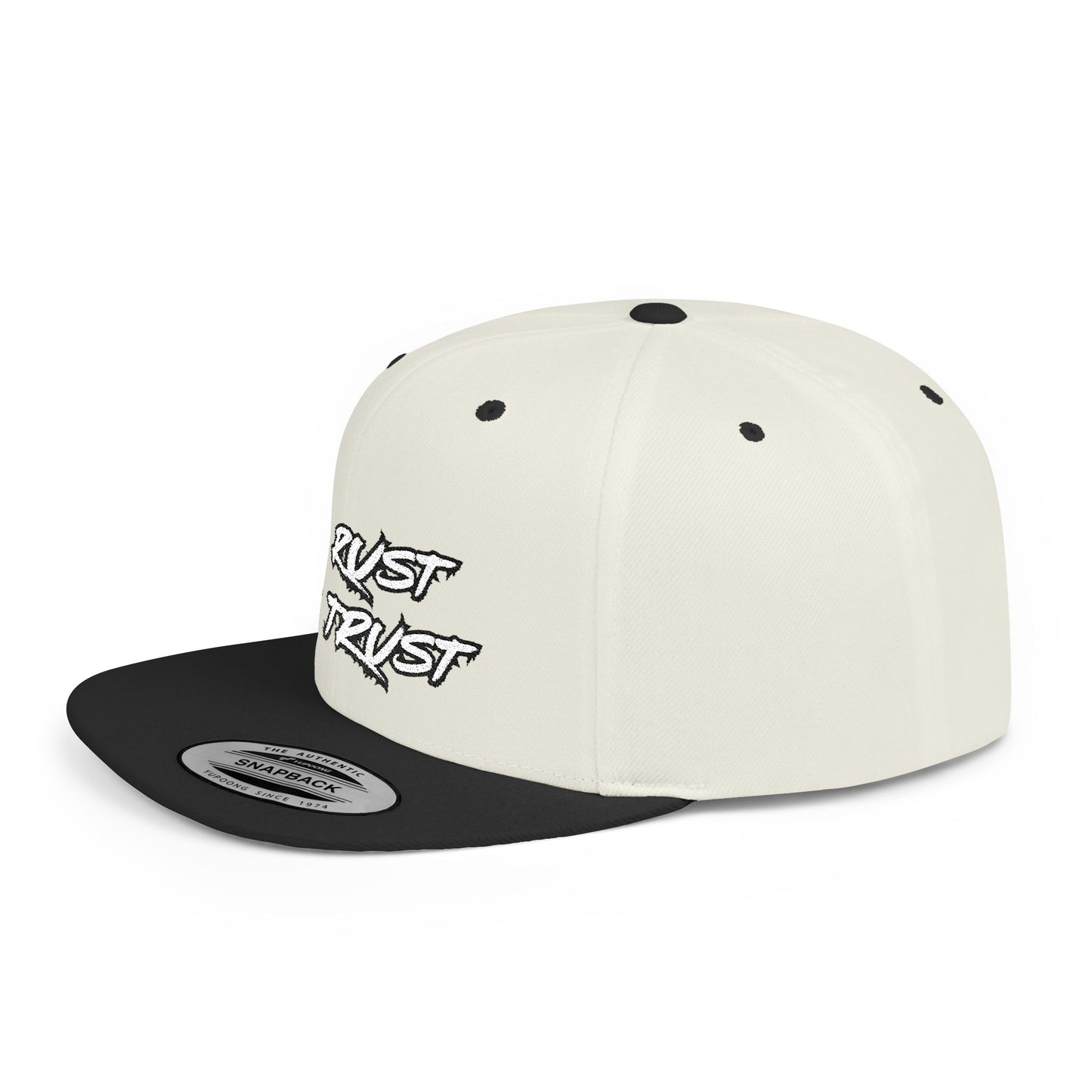 Rust 1 Embroidered Flat Bill Snapback