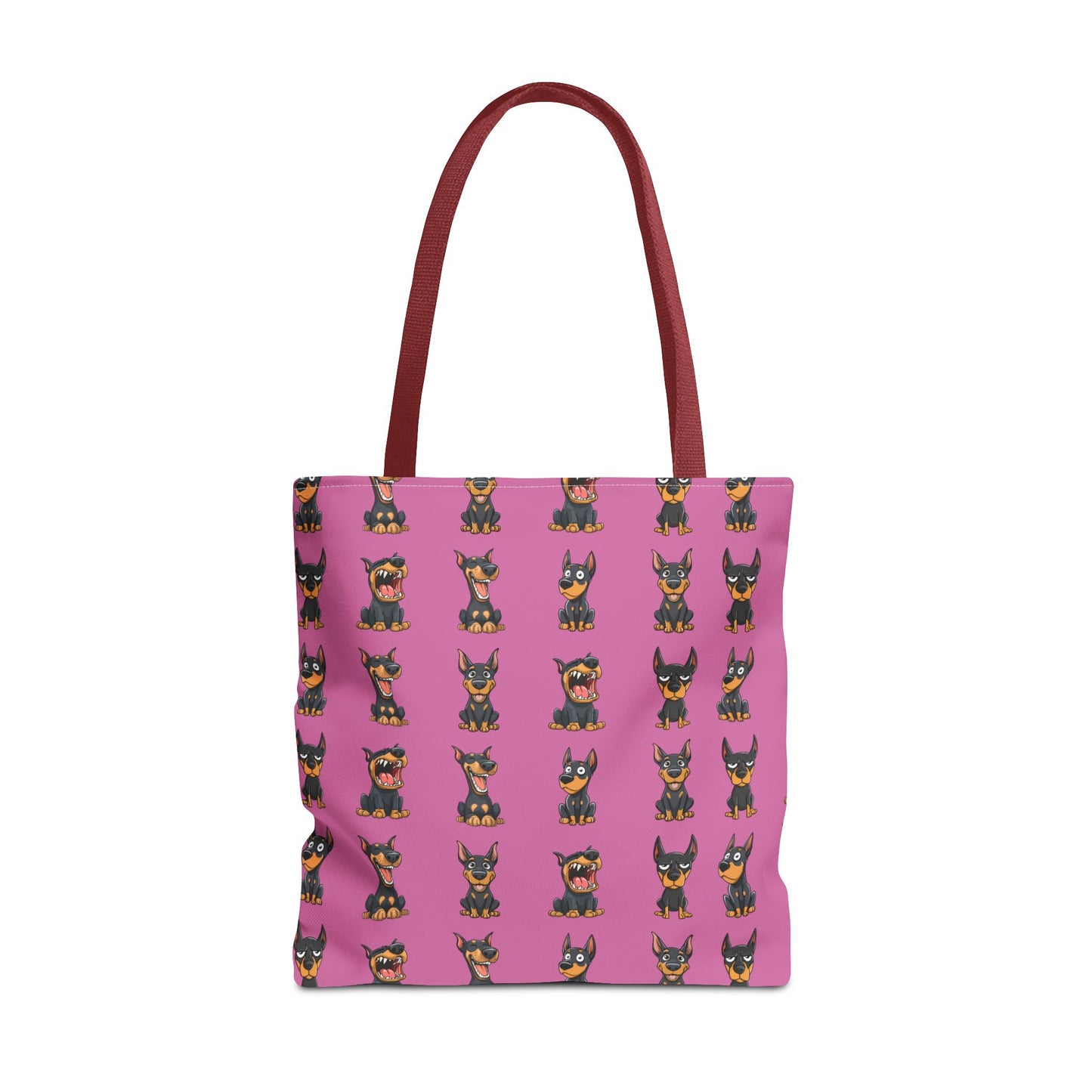 Doberman Cartoon Pattern Tote Bag