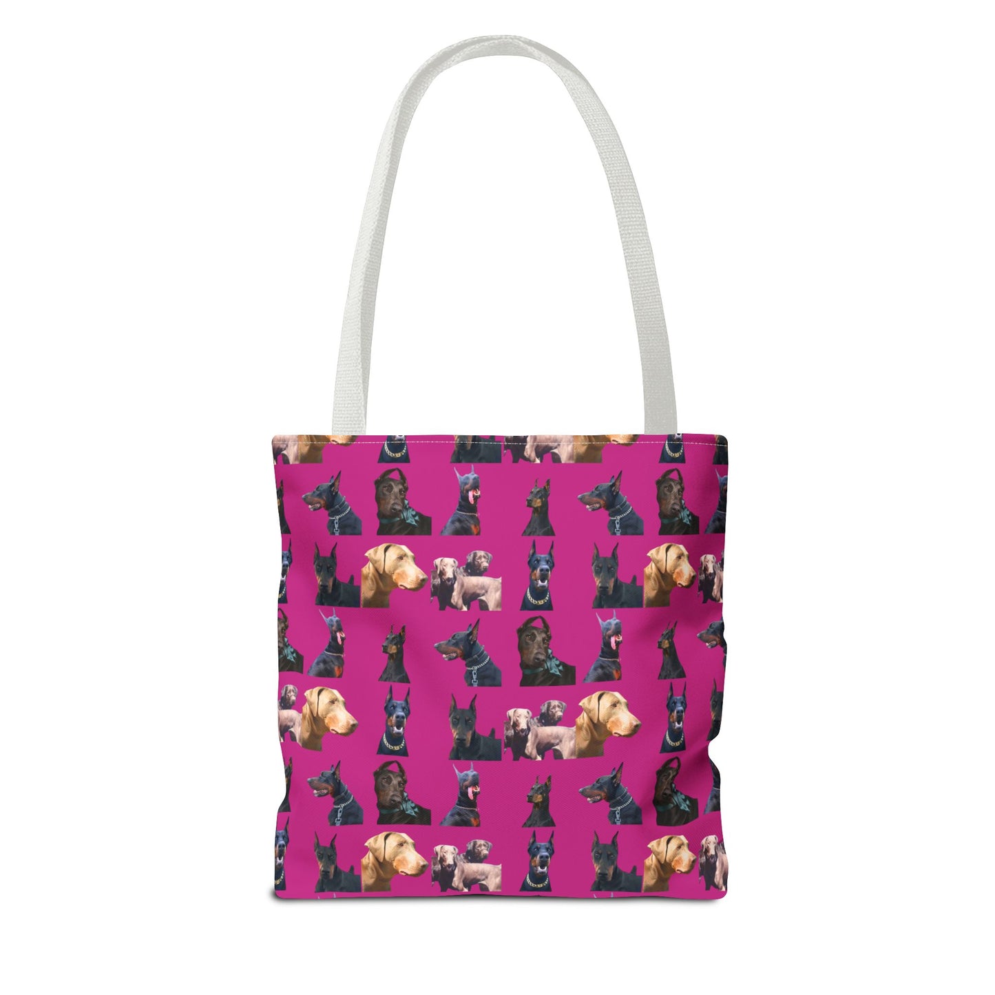 Edition 8 Doberman Model Pattern Pink Tote Bag