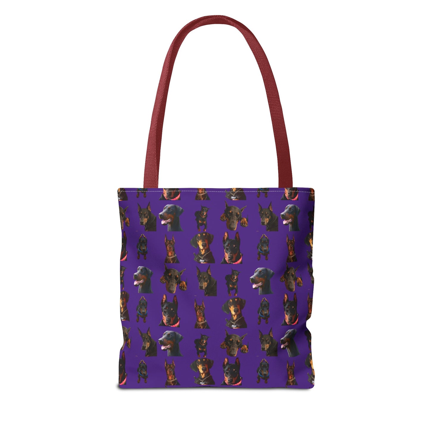 Edition 2 Doberman Model Pattern Purple Tote Bag
