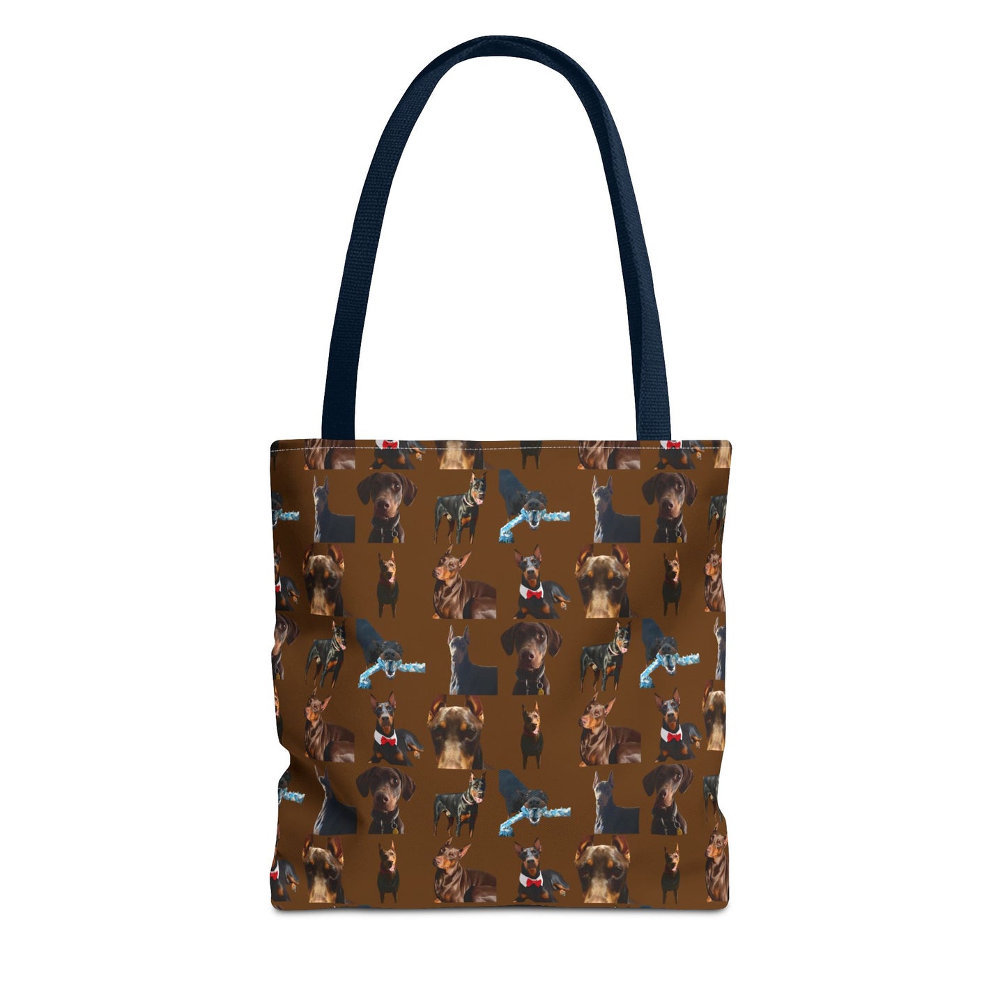 Edition 1 Doberman Model Pattern Brown Tote Bag