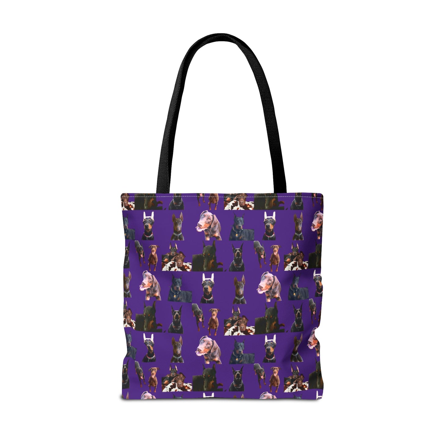 Edition 10 Doberman Model Pattern Purple Tote Bag