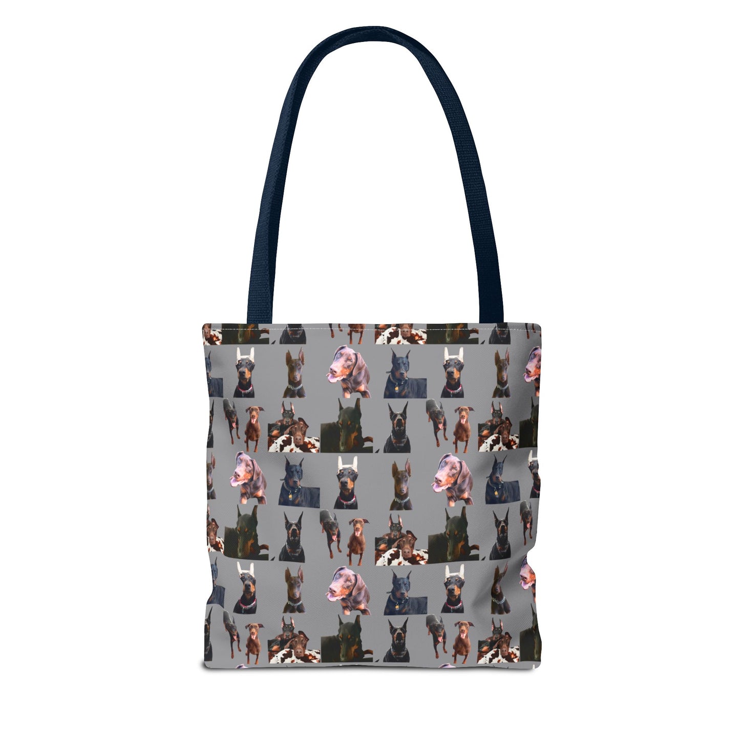 Edition 10 Doberman Model Pattern Gray Tote Bag