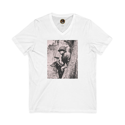 WW 3 Special Edition Private Label Unisex Jersey Short Sleeve V-Neck Tee