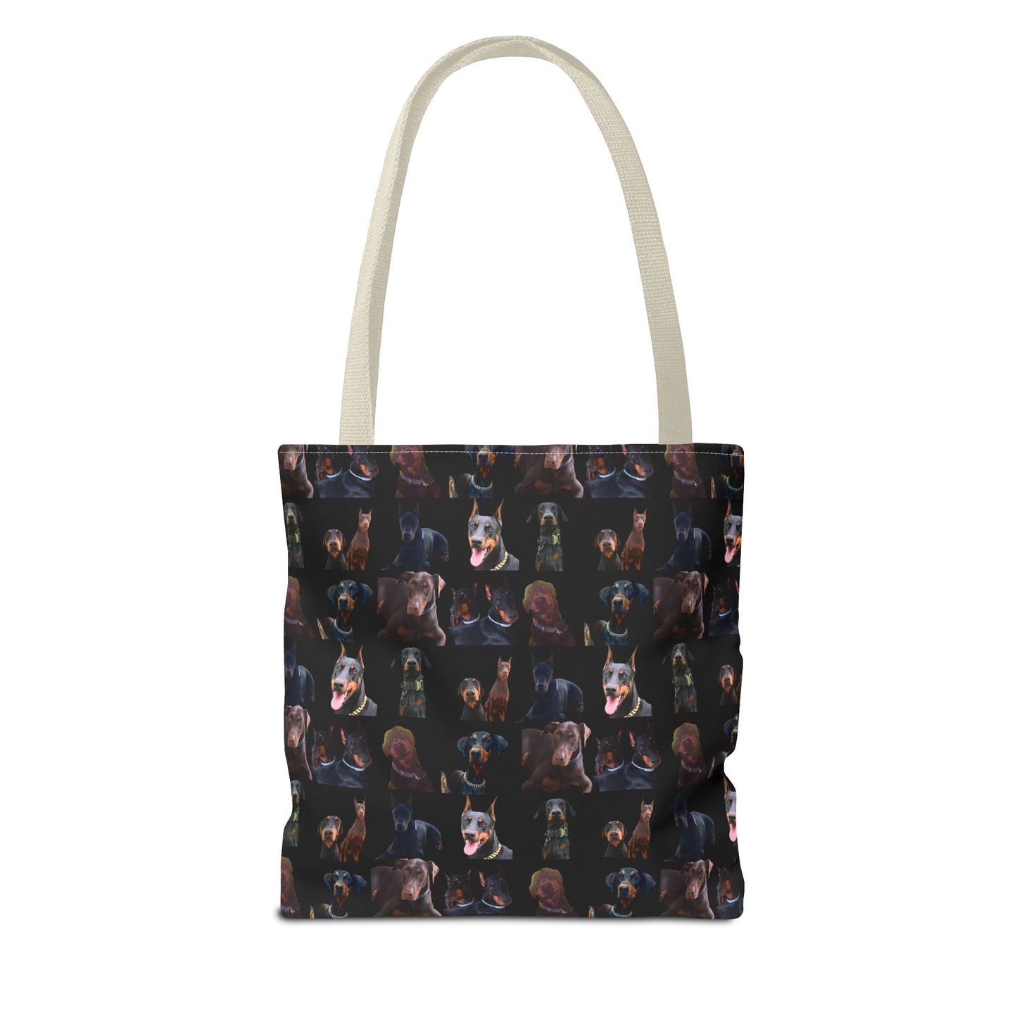 Edition 5 Doberman Model Pattern Black Tote Bag
